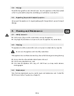 Preview for 29 page of Rowi HFW 400/1/1 Operating Instructions Manual