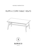 Rowico FILIPPA 113714 Assembly Instruction preview