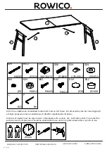 Предварительный просмотр 2 страницы Rowico GRAHAM 118930 Assembly Instruction