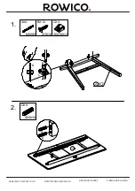 Предварительный просмотр 3 страницы Rowico GRAHAM 118930 Assembly Instruction