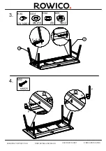 Предварительный просмотр 4 страницы Rowico GRAHAM 118930 Assembly Instruction