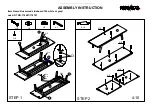 Предварительный просмотр 4 страницы Rowico Rosswood sideboard 124 118691 Assembly Instruction Manual