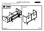 Предварительный просмотр 6 страницы Rowico Rosswood sideboard 124 118691 Assembly Instruction Manual