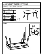 Предварительный просмотр 1 страницы Rowico SANNA Assembly Instructions