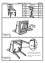 Предварительный просмотр 1 страницы Rowico Stella 100136 Assembly Instruction