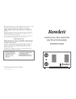 Rowlett Regent Retro Thick & Thin Instruction Book preview