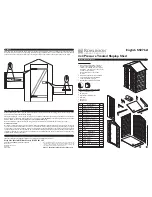 Preview for 1 page of Rowlinson Garden Products 4x3 Pressure Treated Shiplap Shed Assembly Instructions