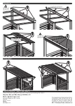 Preview for 4 page of Rowlinson Garden Products Bondi BBQSHEL Assembly Instructions