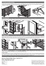 Предварительный просмотр 4 страницы Rowlinson Garden Products Eaton Summerhouse Assembly Instructions