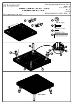 Rowlinson Garden Products HANOI HANOISET Assembly Instruction предпросмотр