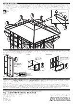 Preview for 8 page of Rowlinson Garden Products SS132F Assembly Instructions Manual