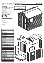 Preview for 1 page of Rowlinson Garden Products SS193A Assembly Instructions