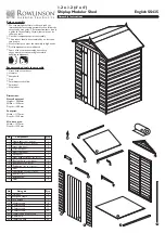 Rowlinson Garden Products SS435 Assembly Instructions preview