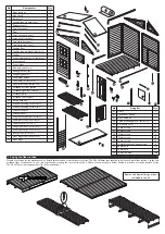 Preview for 2 page of Rowlinson Garden Products Two Storey Playhouse Assembly Instructions Manual