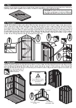 Предварительный просмотр 2 страницы Rowlinson 4x3 Heritage Shed Assembly Instructions