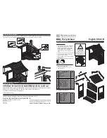 Rowlinson BBQ Party Arbour Assembly Instructions preview