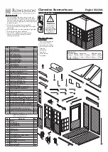 Rowlinson Clarendon Assembly Instructions Manual предпросмотр