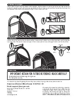 Preview for 4 page of Rowlinson Modena Arbour Assembly Instructions