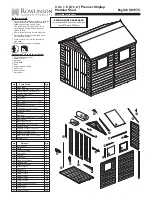 Preview for 1 page of Rowlinson SS197C Assembly Instructions