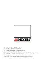 Предварительный просмотр 16 страницы Roxell Bridolay User Manual