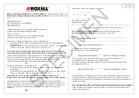 Предварительный просмотр 11 страницы Roxell Dozit User Manual