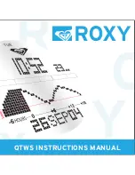 Roxy DEEP Instruction Manual предпросмотр