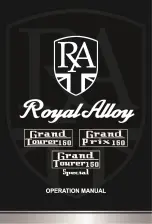 Royal Alloy Grand Prix 150 Operation Manual предпросмотр