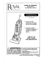 Предварительный просмотр 13 страницы Royal Appliance COMMERCIAL Owner'S Manual