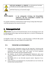 Предварительный просмотр 4 страницы Royal Catering RC-CFM301 User Manual