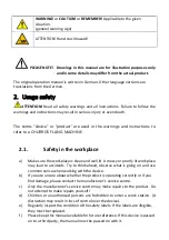 Предварительный просмотр 10 страницы Royal Catering RC-CFM301 User Manual