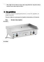 Предварительный просмотр 21 страницы Royal Catering RC-EG01 User Manual