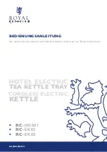 Preview for 1 page of Royal Catering RC-EK02 User Manual