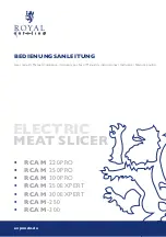 Royal Catering RCAM 220PRO User Manual предпросмотр