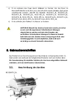 Preview for 7 page of Royal Catering RCCD-RT1 9L User Manual