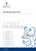 Preview for 1 page of Royal Catering RCFZ-152 User Manual