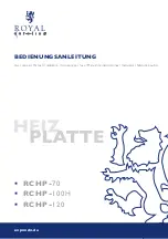 Royal Catering RCHP-100H User Manual preview