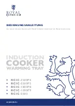 Preview for 1 page of Royal Catering RCIC-1000P9 User Manual