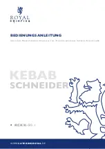 Royal Catering RCKK-80.1 User Manual предпросмотр