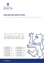 Royal Catering RCPG 42 User Manual preview