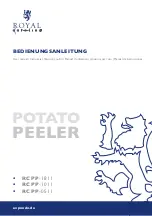 Preview for 1 page of Royal Catering RCPP-0511 User Manual