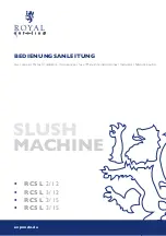 Royal Catering RCSL 2/12 User Manual preview