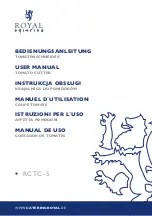 Royal Catering RCTC-5 User Manual предпросмотр