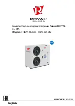 Preview for 1 page of ROYAL CLIMA REV Series Manual