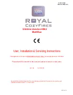 Royal Cozyfires Mk 2 User, Installation & Servicing Instructions preview