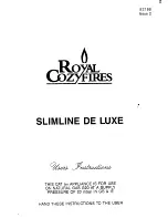 Preview for 1 page of Royal Cozyfires U19035 User Instructions