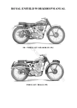 Предварительный просмотр 13 страницы Royal Enfield 350 BULLET 1949 Workshop Maintenance Manual