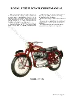 Предварительный просмотр 20 страницы Royal Enfield 350 BULLET 1949 Workshop Maintenance Manual