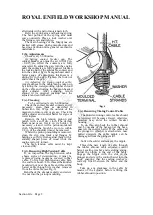 Preview for 39 page of Royal Enfield 350 BULLET 1949 Workshop Maintenance Manual