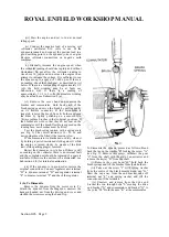 Предварительный просмотр 43 страницы Royal Enfield 350 BULLET 1949 Workshop Maintenance Manual