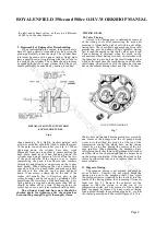 Preview for 9 page of Royal Enfield 350 Clipper Workshop Maintenance Manual